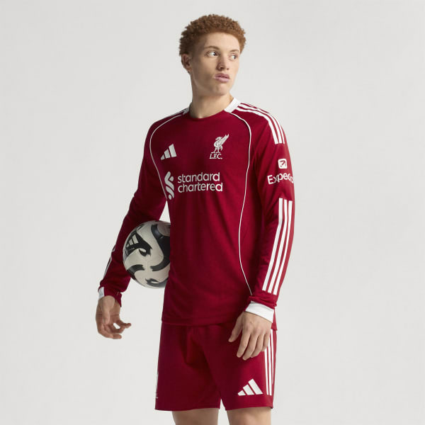 超美品 adidas ジャージ リバプール football club アディダス リバプールFC 25/26 長袖ホームオーセンティック