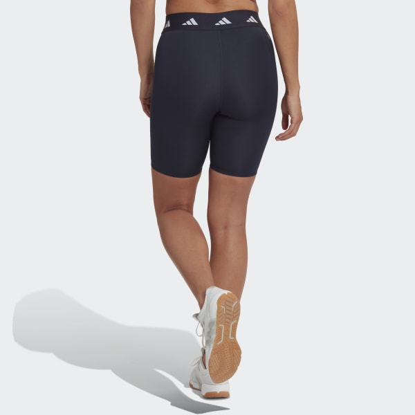 adidas Techfit Bike Short Leggings - Blue | Women's Training | adidas US