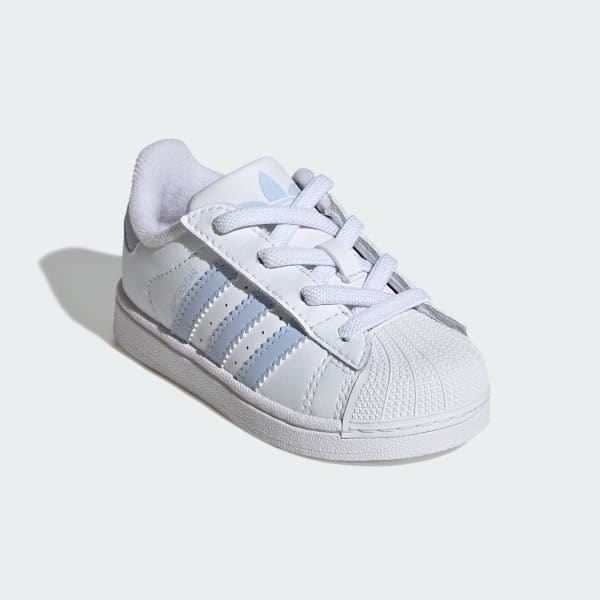 Blanco Tenis Superstar II Comfort Closure con Cordones Elásticos