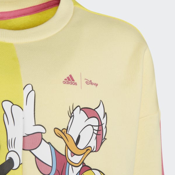 Gul adidas x Disney Daisy Duck Crew Sweatshirt P2592