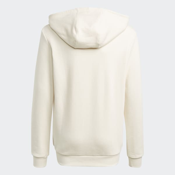 adidas Graphic Non Dye Organic Cotton Hoodie White adidas New Zealand