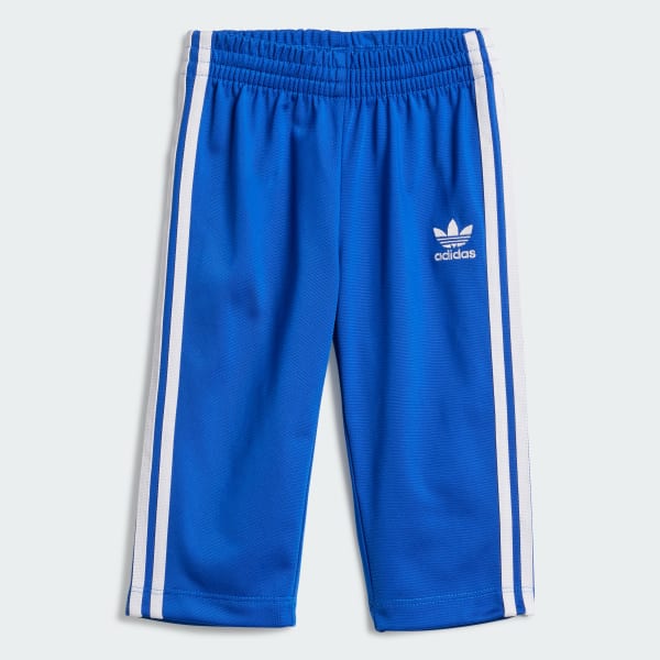 blauw Adicolor Firebird Trainingspak Kids