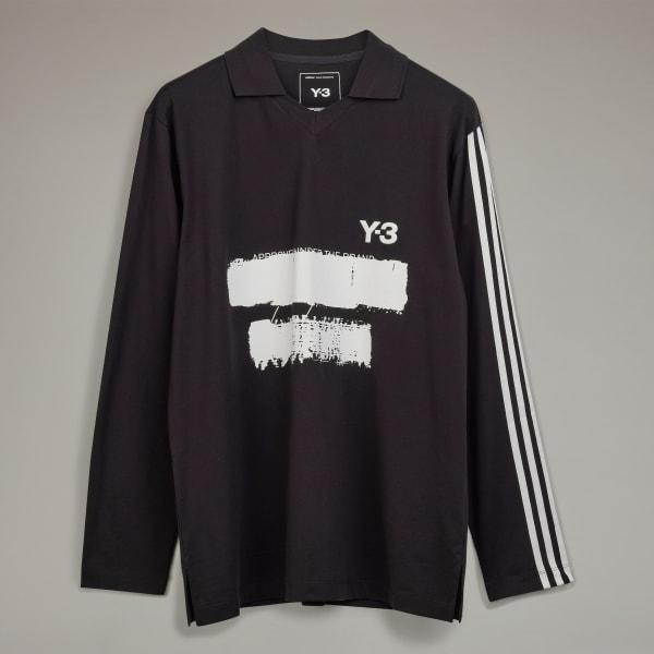 アディダス Y-3 GRAPHIC LOGO LONG SLEEVE TEE - ブラック | アディダス ジャパン