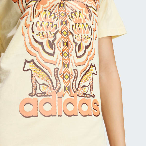 Adidas originals x farm multi print t-shirt shop