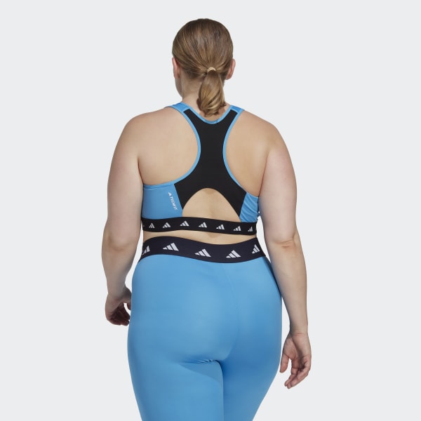 Niebieski Powerreact Training Medium-Support Techfit Bra (Plus Size) F6305