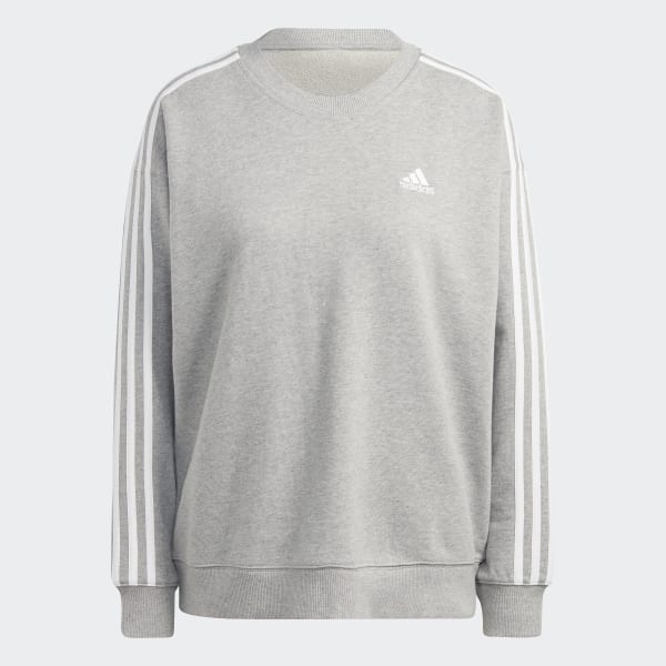 adidas Essentials 3 Stripes Sweatshirt Grey adidas Canada