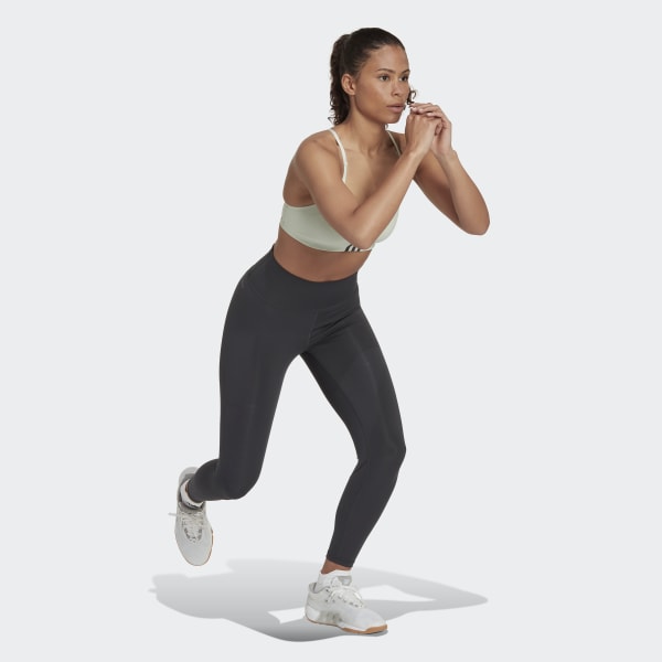 zelená Podprsenka adidas Aeroimpact Training Light-Support VL377