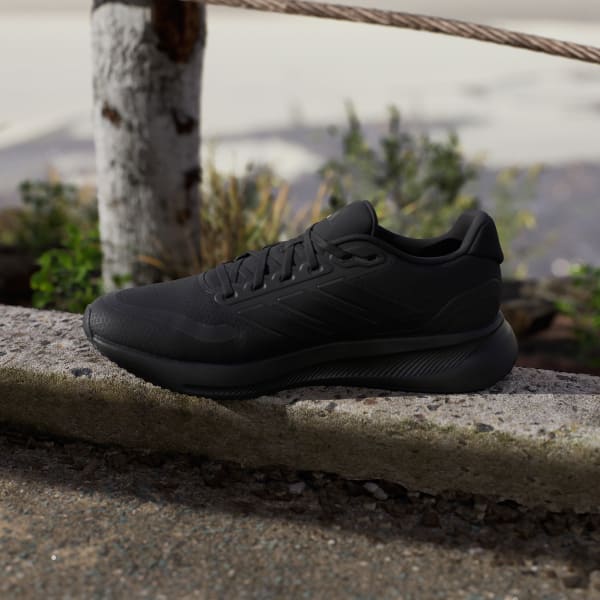 Adidas runfalcon shoes all black cheap