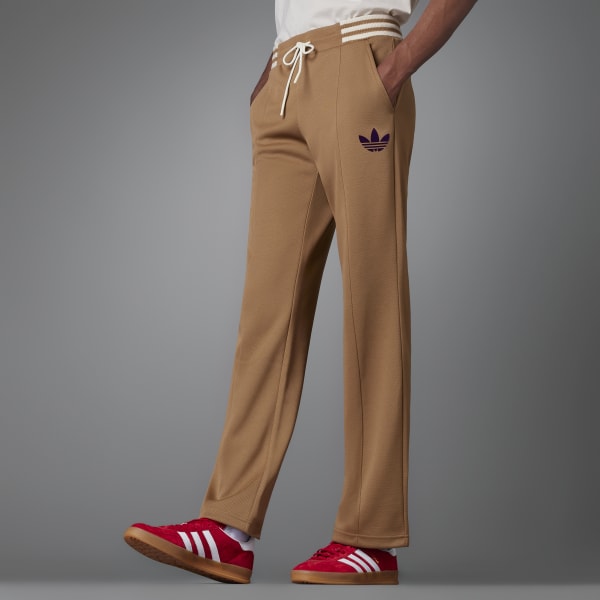 Pants and jeans adidas Heritage Now Wide Leg Track Pants Brown Desert