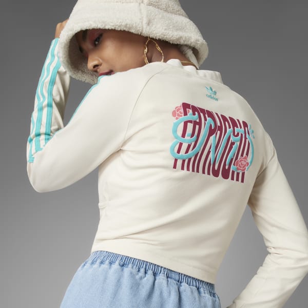 adidas Originals Warped Top - Beige | Free Shipping with