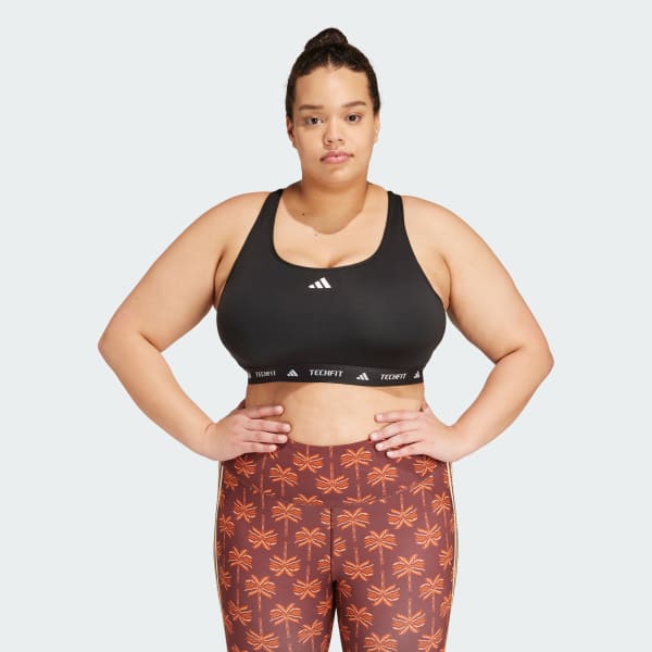 Zwart TECHFIT Beha (Grote Maat)