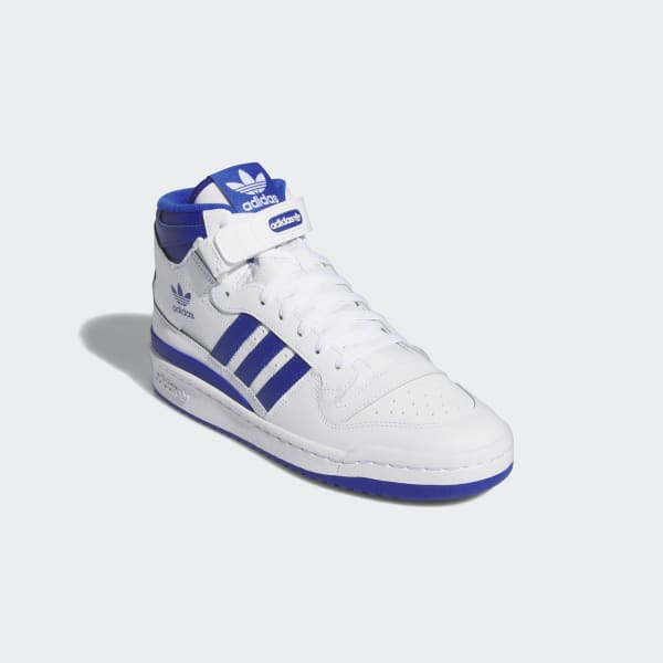 White adidas shop mid tops