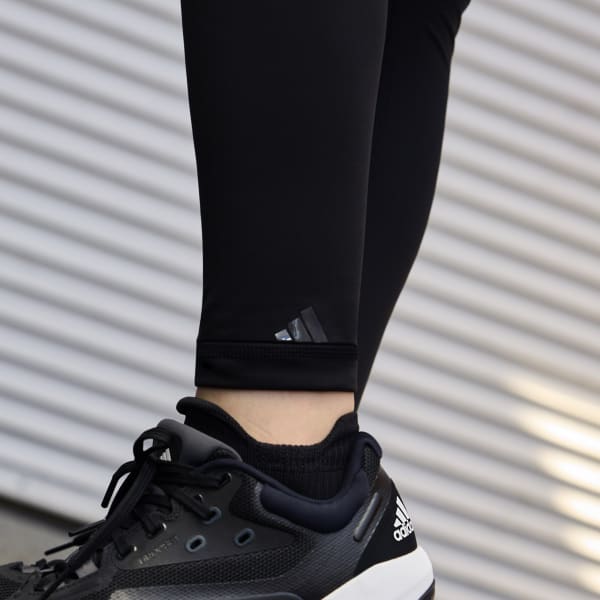 adidas Techfit Camo 7/8 Leggings Damen - grey five/carbon HS7416