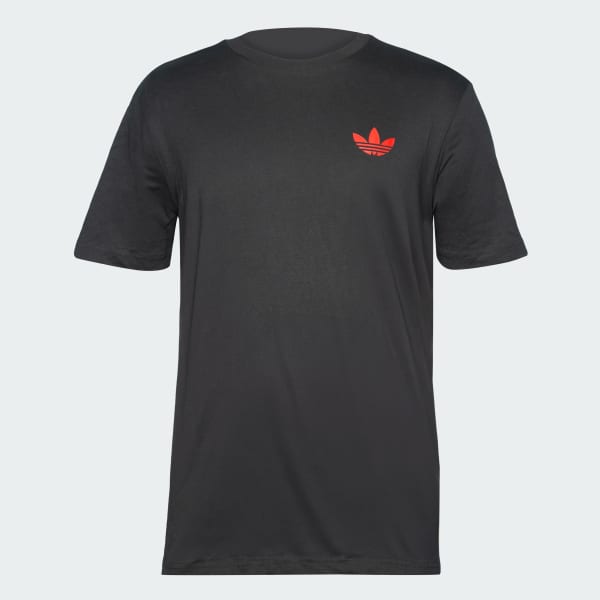Black adidas Originals Trefoil Car Tee