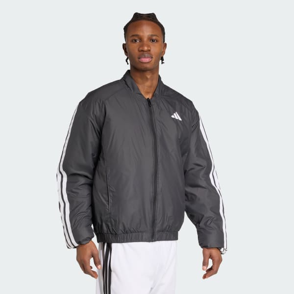 Negro Casaca bómber Essentials con CLIMAWARM aislante con las 3 Tiras