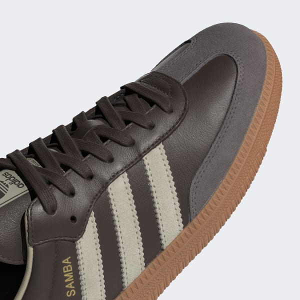 Brown adidas samba trainers new arrivals
