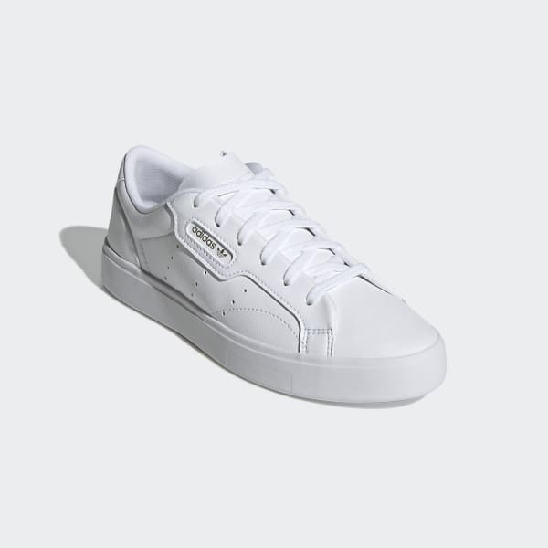 adidas white leather womens