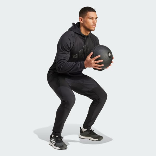 zwart Game and Go Training Big Logo Hoodie