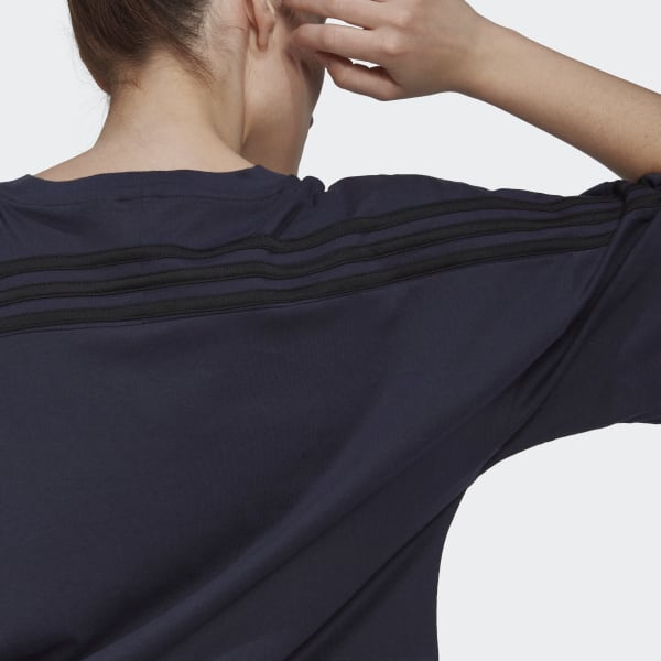 Bla adidas Sportswear Future Icons 3-Stripes T-skjorte M1090