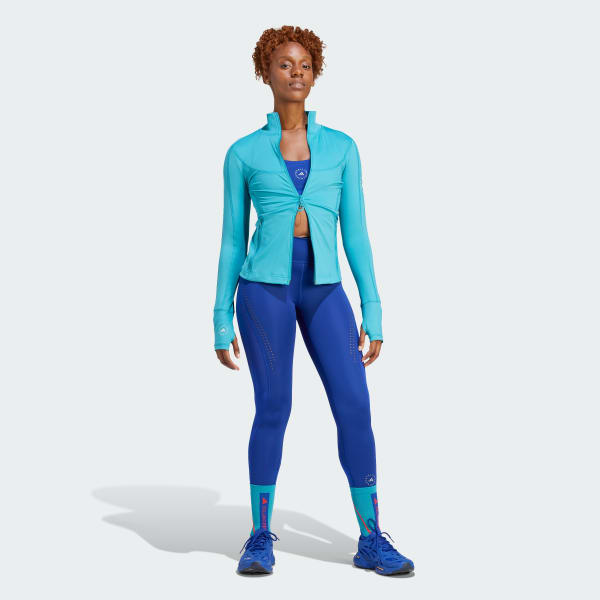 Turquoise adidas by Stella McCartney TruePurpose Training Midlayer Jacket