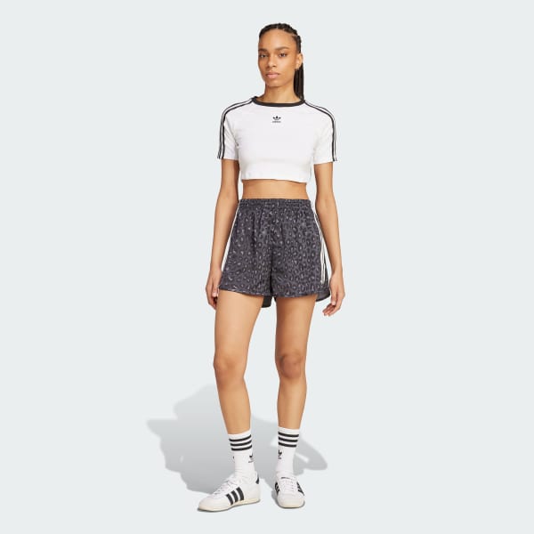 Multicolor adidas Originals Satin Shorts