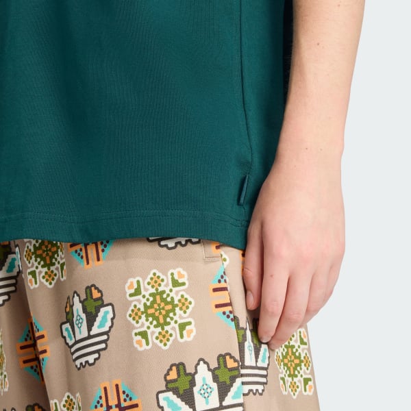 adidas Monogram Loose Tee - Green | Free Shipping with adiClub