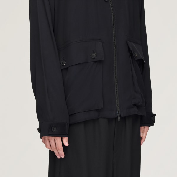 Y-3 ジップシャツ Y-3 24AWモデル ワイスリー Y-3(adidas×Yohji Yamamoto