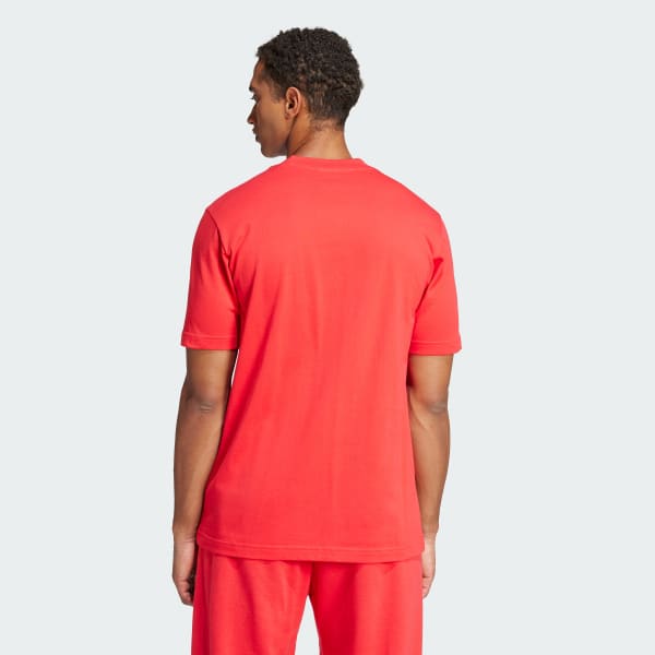Red Essentials Big Logo Tee