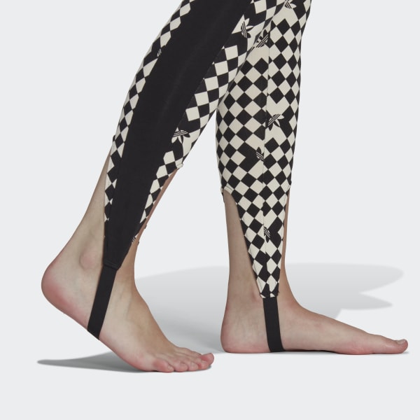 adidas Ski Chic Allover Print Tights - Black