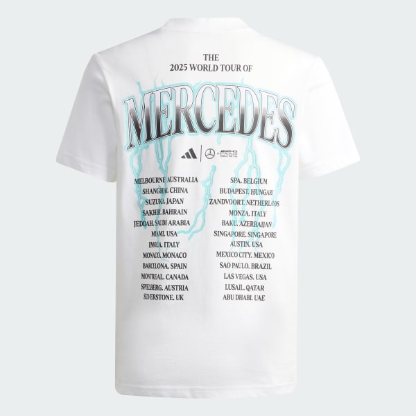 White Mercedes - AMG Petronas Formula One Team Graphic Tee