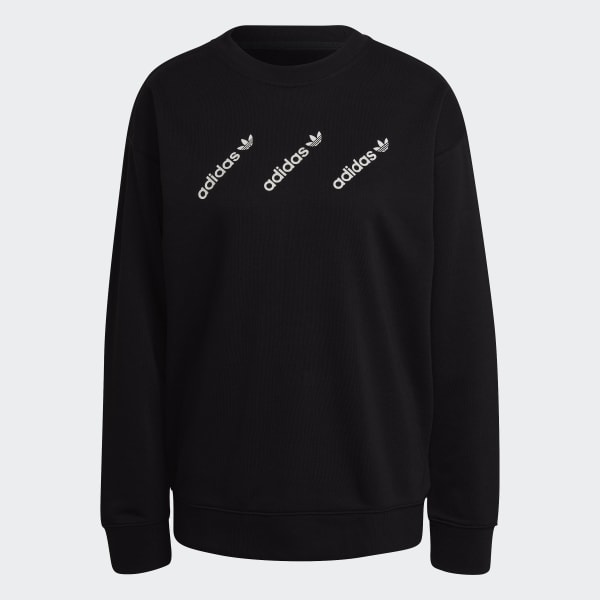 Sudadera cuello redondo adidas sales