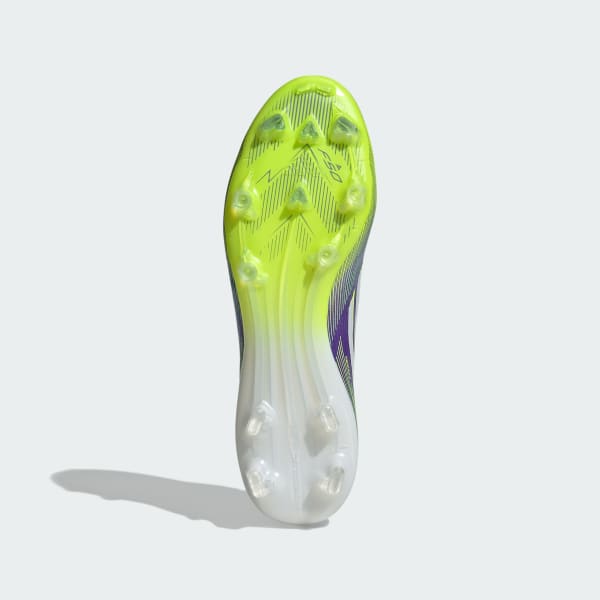 Morado Zapatos de fútbol para terreno firme F50 Pro