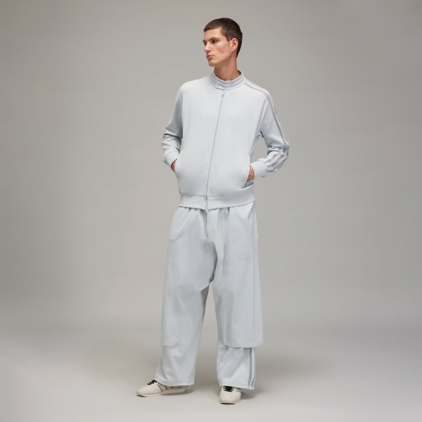 สีเทา เสื้อแทรค Y-3 3-Stripes