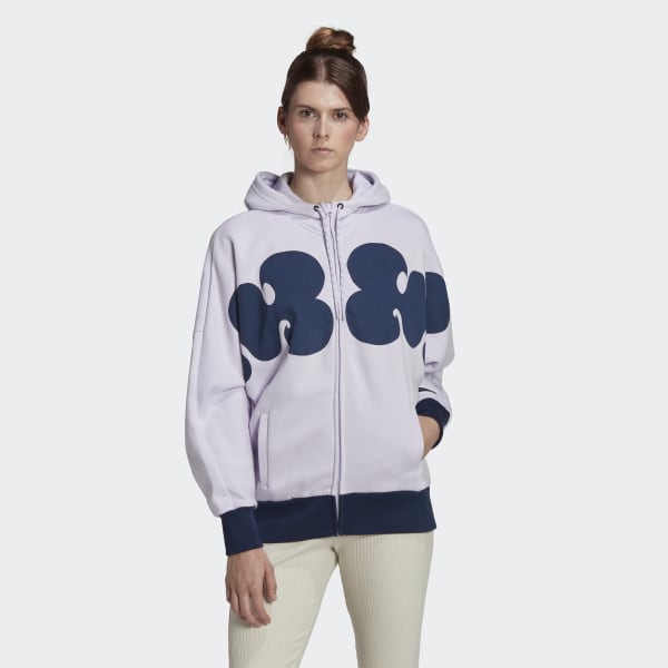 fialová Teplákový top Marimekko Hooded