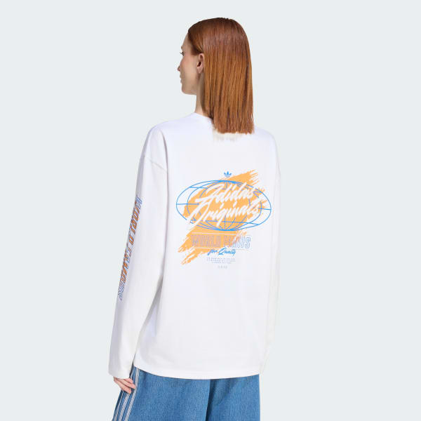 White GRAPHIC LONGSLEEVE T-Shirt