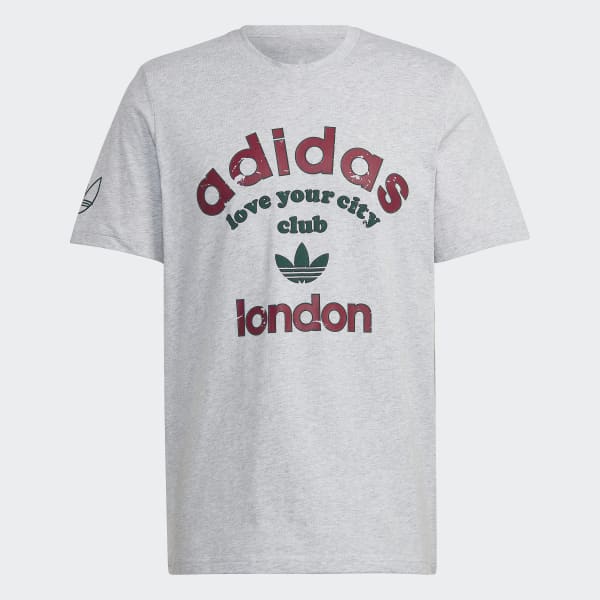 Cinzento T-shirt Collegiate City Londres BWA46