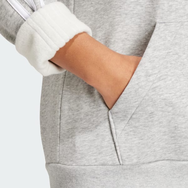 sedá Mikina Essentials Fleece 3-Stripes Full-Zip 28895