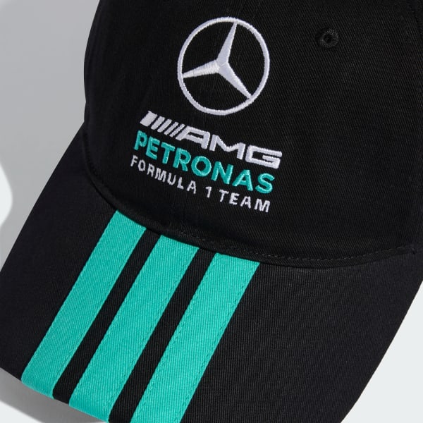 Siyah MERCEDES - AMG PETRONAS FORMULA 1 TEAM DNA 3 STRIPES ŞAPKA