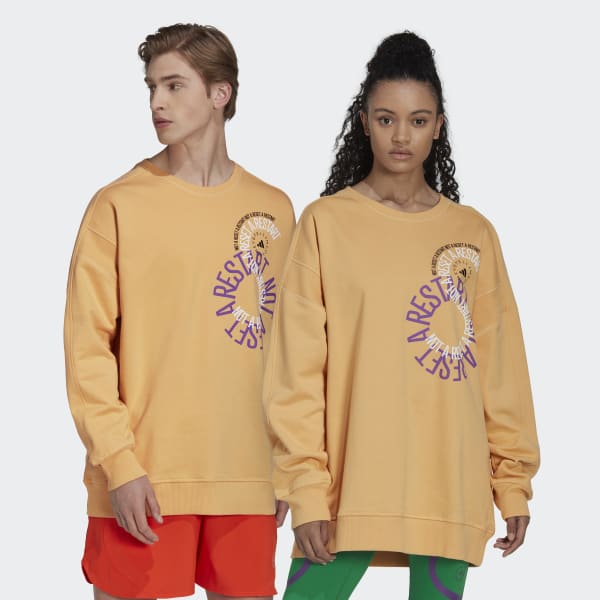 Gul adidas by Stella McCartney Sportswear kønsneutral sweatshirt BWC65