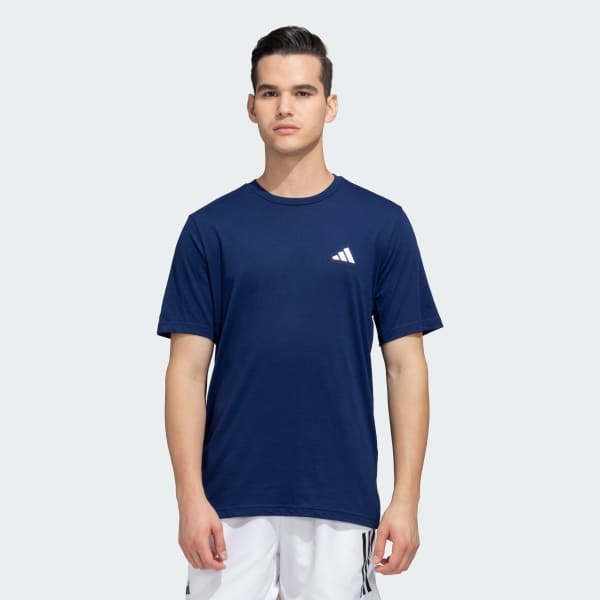 adidas TRAIN ESSENTIALS COMFORTABLE TEE Blue adidas India