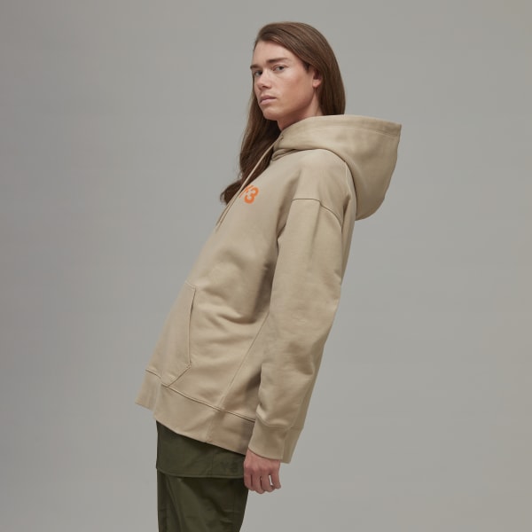 Brown Y-3 Classic Chest Logo Hoodie EKC90