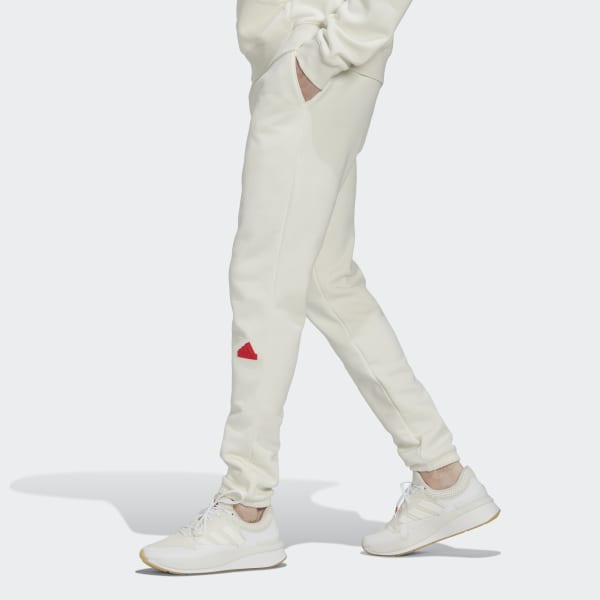 Hvid Fleece bukser DP851