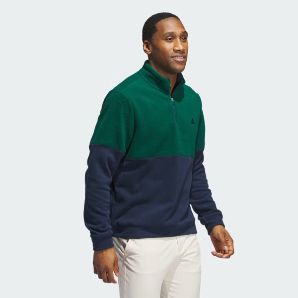 Green Ultimate365 Fleece Quarter Zip Sweatshirt