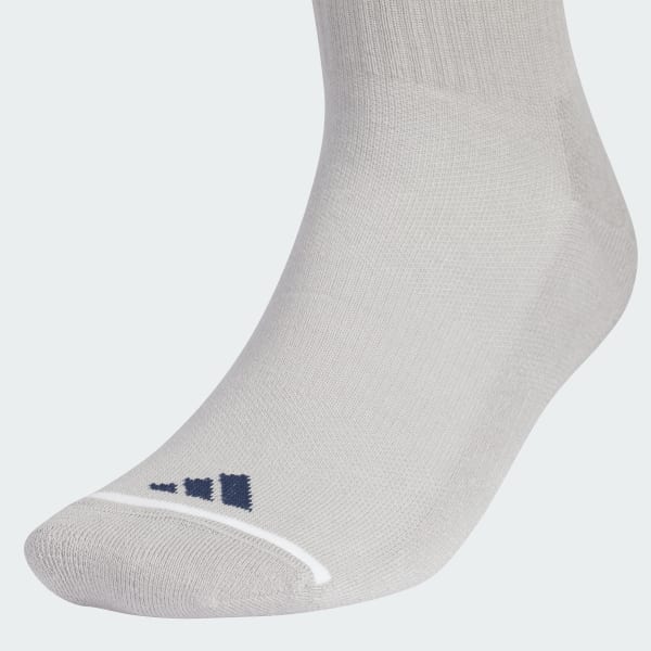 Grey Graphic Crew Socks