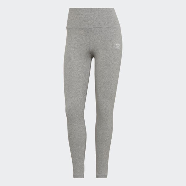 Grey Adicolor Essentials+ Ribbed 7/8 Length Leggings SE299