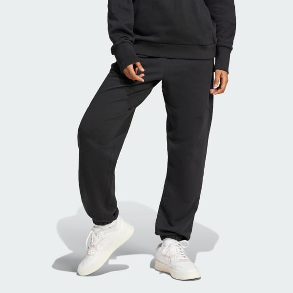 adidas ALL SZN French Terry Loose Pants - Black | adidas Singapore