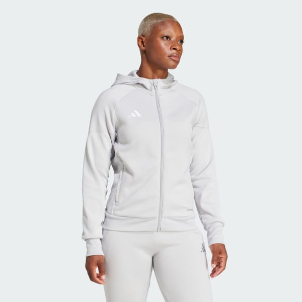 Szary Bluza z kapturem Tiro 25 Full-Zip