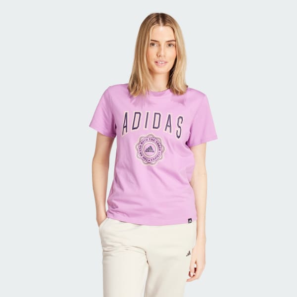 Purple Collegiate Graphic Tee