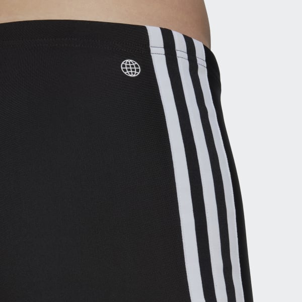 Czerń Classic 3-Stripes Swim Boxers