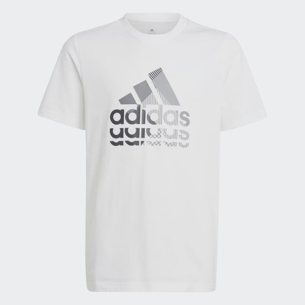 Blanco Camiseta Estampada